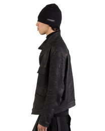 LEATHER UTILITY JACKET