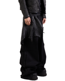 LEATHER HALF SKIRT