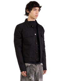 BLACK UTILITY WORK JACKET