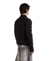 BLACK UTILITY WORK JACKET