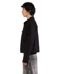 BLACK UTILITY WORK JACKET